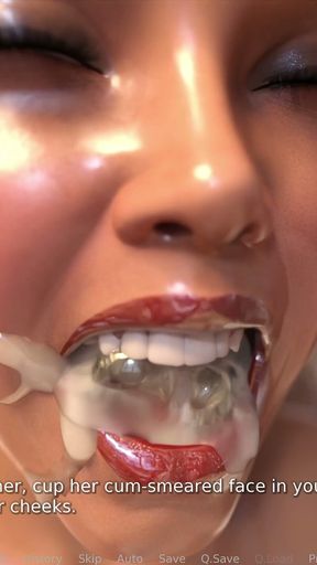 Warning Cuckold Fans Only - New Level Cuckold Eating Cum - Part 3 - She Compares BBC to My Tiny Dick