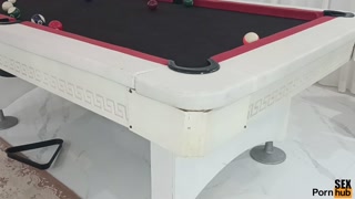 سکس ایرانی بیلیارد بازی میکردم .خ زنم لخت اومد