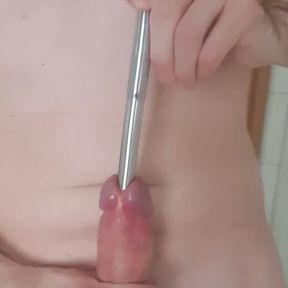 young gay extreme 13 mm urethra sounding part 3