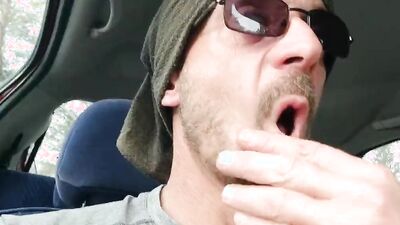 Big jerk off session in car, remi06cam4