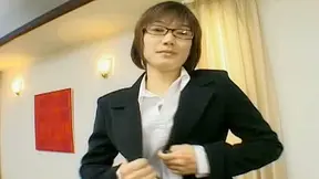 Hot Asian Secretary Ruri Anno Seduces With Wild Blowjob Action