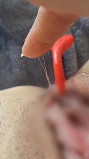 Creamy and wet pussy