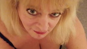 Nicola's Face-Humping Frenzy on Her Knobby Cock&#x1F346;