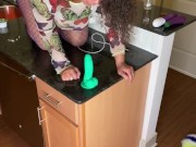 BIANCA FUCKS THAT PUSSY OUT IN THE KITCHEN FULL VID ON ONLYFANS!