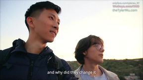 Tyler Wu Chokes Nani with Gushing Uncut Cum Feeding Frenzy
