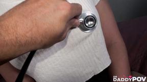 ”Bombshell Brunette Angel Gostosa Pounded After Blowjob”