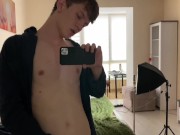 College Boy WAKE UP To FUCK FLASHLIGHT! Are All Virgin Boys So HORNY ? /Hot