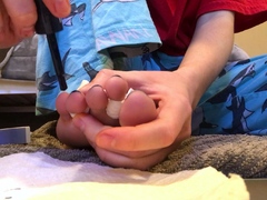 Black Amateur Explore Hot Foot Fetish