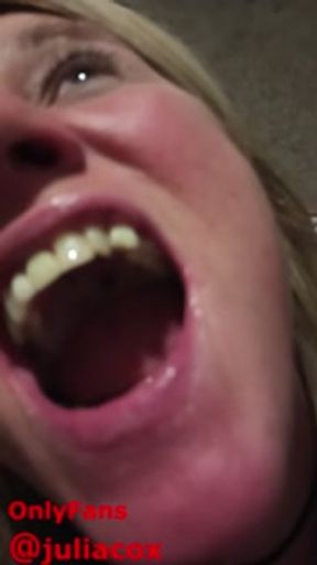 Slut Neighbor Plays With My Cum To Promote Her OnlyFans