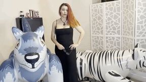 Dr Catherine FOXX explores your INFLATABLE FETISH - grinding and destruction HIDEF MOV
