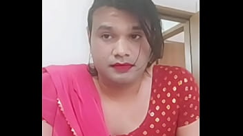 Videocall to a crossdresser indian by her fans