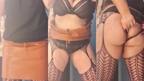 video tres tres hot. je suis en bas jupe et top, je m insere en gros plan un...