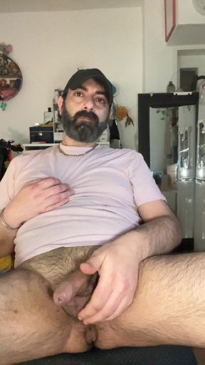 Sitting with Your Legs Open in Front of the Webcam