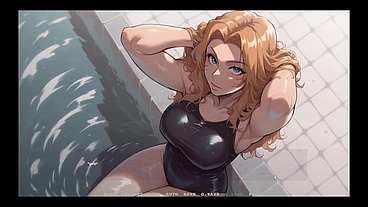 My New Girlfriend [ TABOO Hentai Game ] Ep.2 small tits STEPSIS and STEPMOM MILF are teasing me in swimsuit !