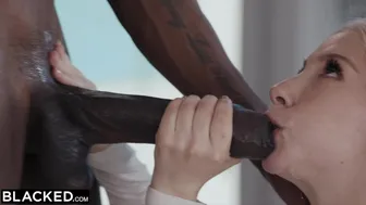 Petite Blonde Kenzie Surrenders to Massive BBC Passion