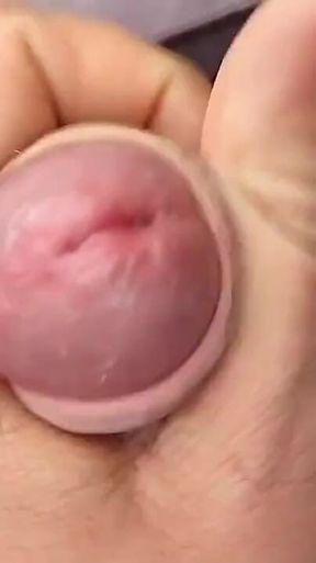 Close-up cumshot