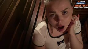Calling a Hot Hooker to Sauna and Then Stepmother Arrives