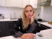 My best friend's mom let me lick and fuck her tight pussy. I cum all over her face (4K) - MariMoore