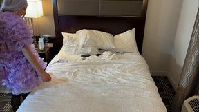 Dominatrix Makes Roommate Wear Sissy Dress