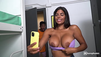 HORNYHOSTEL - (Sheila Ortega, Jesus Reyes) - Huge Tits Venezuela Babe Caught Naked By A Big Black Cock Preview Video