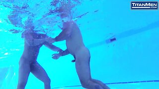 Swimming Hunks Lose Their Trunks For Poolside Ass Worship