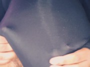 Showing Off My Body and Shaking Ass in smooth Bodysuit