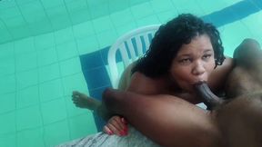 Me in the Condominium Pool