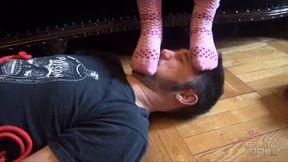 Sweaty feet domination