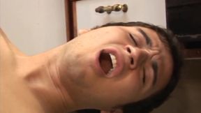 Sexy French twinks Latino fuck in the kitchen