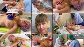 Lulu Post-OP CA, CPR, Defib, Resus, ResqCPR, CPR Board, Ambu, 02, BP, 3 Lead ECG, Stething
