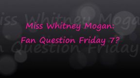 Miss Whitney Morgan: Fan Question Friday 7 mp4