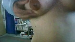 Amateur mexican slut with big boobs undresses on webcam
