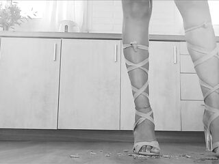 giantess crushes your face with her heels