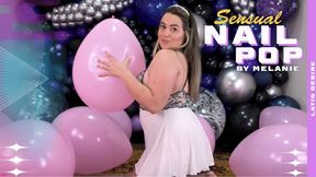 Melanie Dazzling Nail Pop Balloon Show - 4K