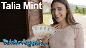 ”Outdoor Blowjob & Fuck with Sexy Brunette Talia Mint”