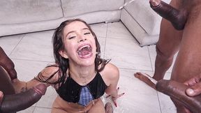 sofia smith is happy with two cocks at the same time in her pussy, dap, deep balls, dpp, anal + pissing
