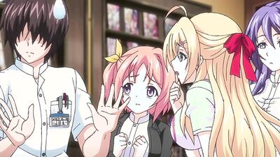 Mankitsu Happening 3: Big-titted cartoon babes get their tight asses drilled & creamed