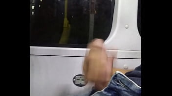 Punheta no bus&atilde_o