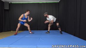 Jake Nicola and Masyn Thorne felt horny and released heat on the mat