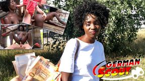 GERMAN SCOUT - EBONY MILF ZAAWAADI &mdash;  PUBLIC PICKUP SEX FOR CASH