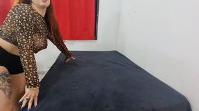 Hot Redhead Farting in Various Positions for You by Ariel Cam Full HD CLIP 1