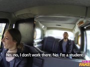MILF Taxi Driver give a Male Student a Ride of his Life - Female Fake Taxi