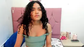 Hot Brunette Solo Showcases Her Sexy Ass While Fingering Cunt