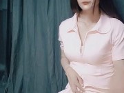 男の娘オナニ－Japanese crossdresser teasing