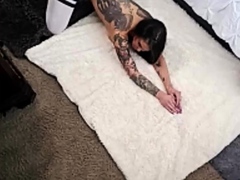 Amateur blondie solo anal masturbation