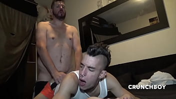 4395 french slut FREEDO fucked raw by bear with XXL COCK in paris for creampie