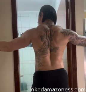Worked pretty hard on this shredded body