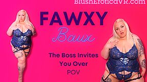 Fawxy Baux In Big Boob Bbw Lingerie Tease Vr