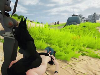 SCP 1471 Enjoys 3some with two futas