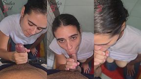 bebendo porra grossa e quente - sailor girl